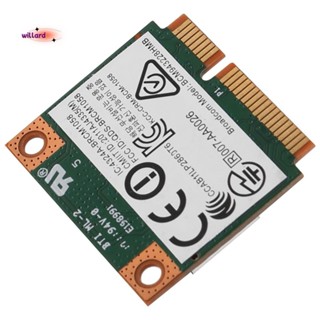  Băng tần kép 2.4 + 5G 300M 802.11A   B   G Wifi Bluetooth 4.0 Thẻ Pci-E nửa Mini không dây cho Bcm943228Hmb 718451-001 