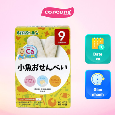 Bánh gạo cá nhỏ Beanstalk Nhật 20g