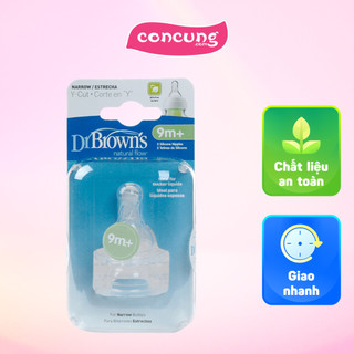 Núm ty thay thế Cổ hẹp Silicon Dr.Brown's Y-cut