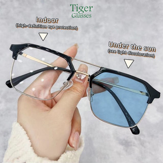 Màu Sắc Mắt Kính Cận Thị Thay Đổi Màu Sáng Chống Tia Sáng Xanh Dương 001 Cho Cả Nam Và Nữ