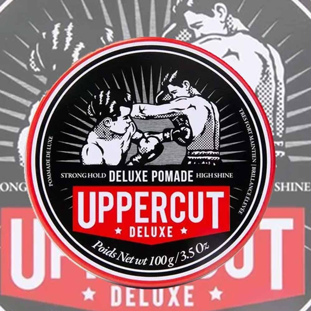 Uppercut Deluxe Deluxe Pomade Strong Hold High Shine Styling Pomade For Men 100g