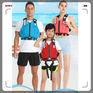 Người Lớn Trẻ Em 35-100kg Áo phao Thuyền Chuyên Nghiệp Cứu Hộ Nước Với Phao Lớn Nhẹ Di Động Áo phao Nổi