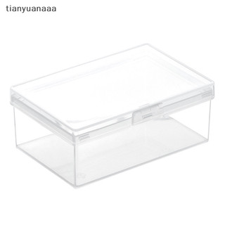 Tianyuanaaa hộp nhựa hình chữ nhật nhựa trong suốt có nắp hộp bảo quản bộ sưu tập tốt