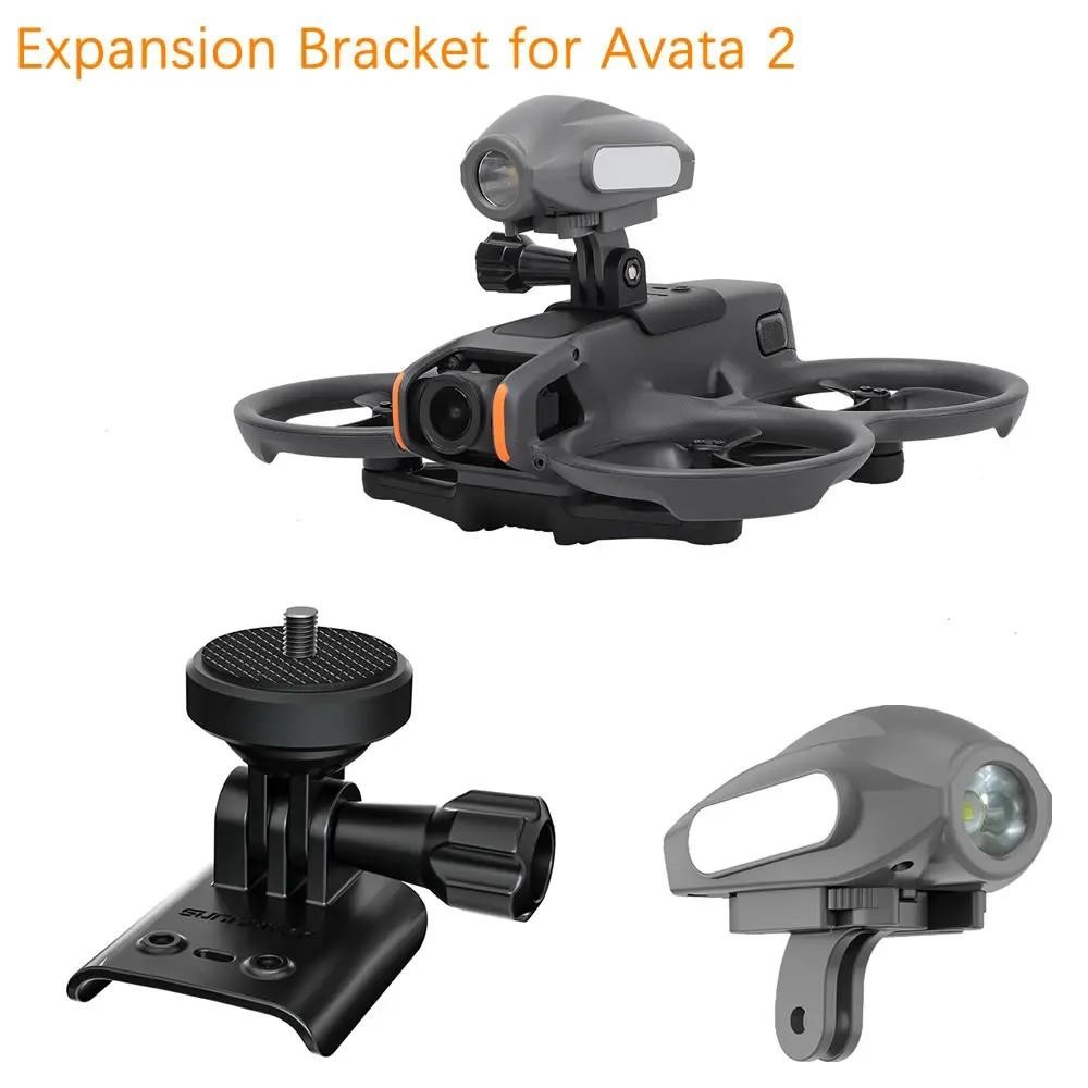 Sunnylife Led Light Mount Gopro cho dji avata 2 Camera Giá đỡ trên cùng Gopro Bộ chuyển đổi máy ảnh 