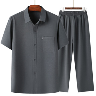 Áo sơ mi ngắn tay bằng lụa băng dành cho người trung niên và người già phù hợp với quần áo của cha ông quần áo ông nội d zh-cn ❈ ❈ ❈ ❈ ❈ ❈ ❈ ❈ ❈ ❈ ❈ ❈ ❈ ❈ ❈ ❈ ゚ ❥ ❈ ❈ ❈ ❈ ❈ 6.13