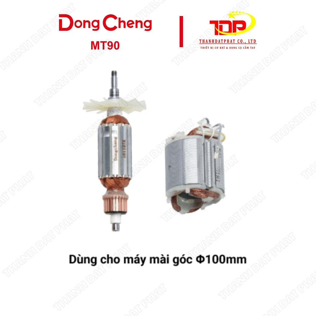 Rotor Sator Dongcheng dùng cho máy mài Maktec MT90 Makita M0900B chính hãng