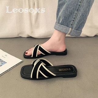 Leosoxs  dép sandal nữ dép bánh mì nữ dép bánh mì Chống Trượt Năng động Lịch lãm Thoải mái Đi biển Đa dụng Thời thượng Siêu nhẹ FDL2460L68 26Z240626
