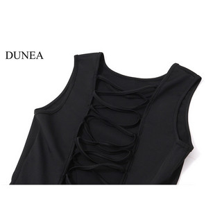 Đầm ôm cổ tròn buộc lưng DUNEA