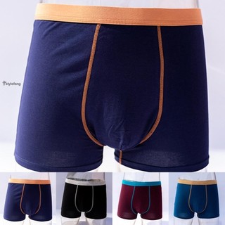 Quần lót Boxer nam hợp thời trang Plus Size Quần lót eo giữa Quần lót thoáng khí