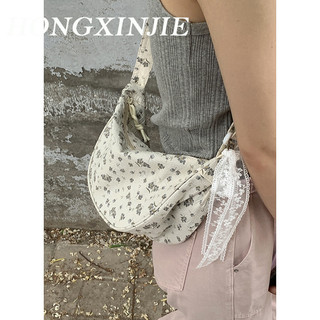 HONGXINJIE túi xách nữ đeo chéo xách tay đi chơi trẻ trung mẫu mới thời trang cao cấp Korean Vintage Cực xinh  thích hợp sử dụng hàng ngày GXK2460BFQ 27Z240701