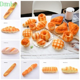 Danby Đồ chơi bánh mì nhân tạo mô phỏng, Đồ chơi mô hình Giả mạo, Bánh mì mô phỏng Bóp Đồ chơi Bánh mì nướng tăng chậm Đồ trang trí nhà mềm