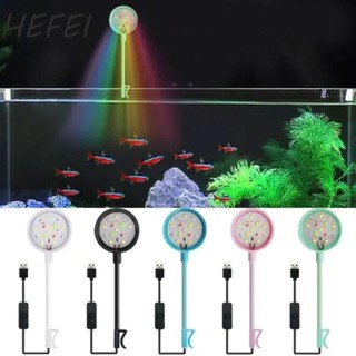 HEFEI bể cá HEFEI, Đèn LED USB-Plug Bể cá, Phụ kiện bể cá có kẹp đèn màu Đèn bể cá Mini