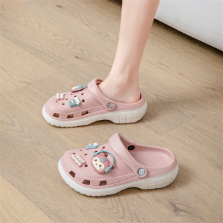  AYUER 2025 Nam Nữ Mùa Hè Mới Học Sinh Chống Trơn Trượt Đế Mềm DIY Sandal 