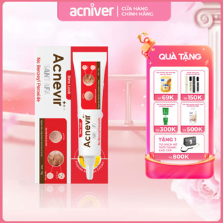 Gel Giảm Mụn Đầu Đen, Mụn Đầu Trắng, Mụn Cám, Mụn Ẩn Acnevir Santafa - Tuýp 15gr
