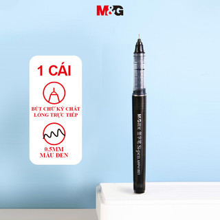 Bút Gel M & G 0.5 Bút Lỏng Thẳng Màu Đen Chữ Ký Bút Văn Phòng Full Kim Thùng Bút Nước Bút Bóng Vật Dụng Văn Phòng 1 Cái MO