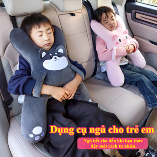 Gối ô tô trẻ em ô tô gối ngủ ô tô dây an toàn trẻ em chống bóp cổ ghế sau ngủ tạo tác xe đường dài