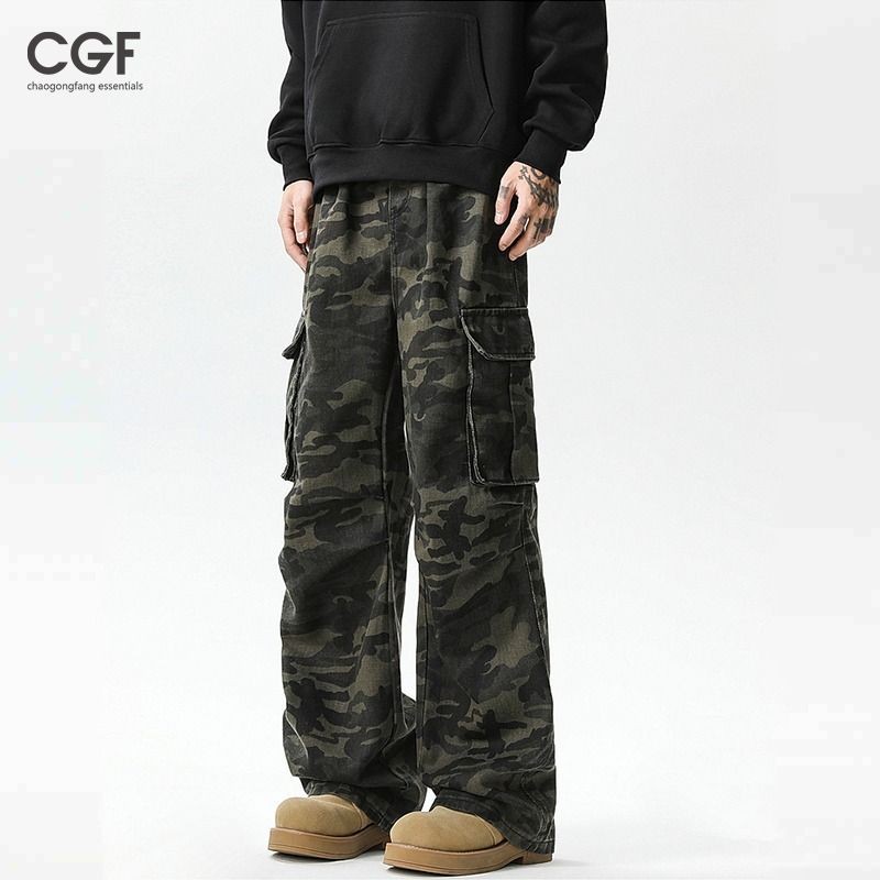  Quần chở hàng ngụy trang nam có nhiều túi cho thể thao mùa thu 