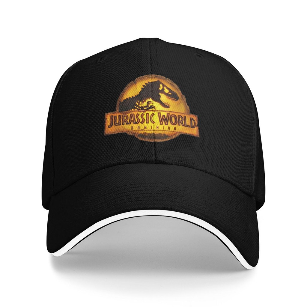 Jurassic World Dominion Jurassic Park Logo Mũ bóng chày Hipster thời trang