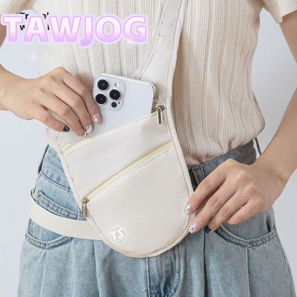 Túi thắt lưng thể thao TAWJOG, Túi thắt lưng vô hình chống trộm đa chức năng, Phòng tập thể dục du lịch Thắt lưng tiền thoáng khí