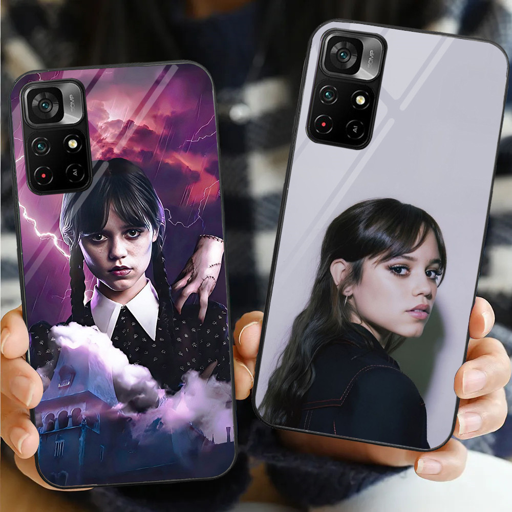 Ốp Điện Thoại Kính Jenna Ortega 01 Cho Xiaomi POCO F3 F4 F5 M3 M4 M5 M6 4G X3 X4 GT NFC X5 X6 PRO 5G