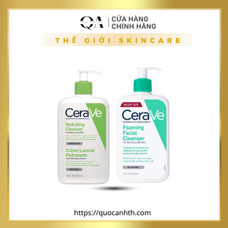 Sữa Rửa Mặt Cerave Sạch Sâu Cho Da Thường Đến Da Dầu, Cho Da Thường Đến Khô 473m Hasaki Sản phẩm chính hãng