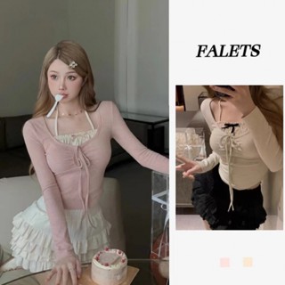 Áo Coquette Tay Dài Áo Croptop Dài Tay Áo brandy Áo Kiểu Nữ Áo Thun Tay Dài ôm body Mùa Xuân Giả Hai Mảnh Áo Thun Dài Tay Nữ Phù Hợp Với Phong Cách Ba Lê Hồng Slim-Fit Ngắn Top