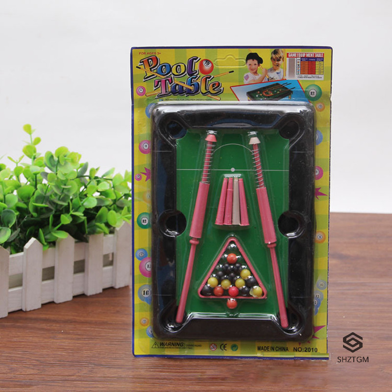 [Shztgm] Đạo cụ du lịch Đồ chơi bi-a mô phỏng trẻ em Bàn trẻ em Trò chơi Mini Máy tính để bàn Bể bơi