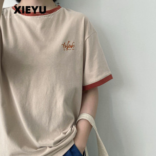 XIEYU áo phông áo thun nữ croptop baby tee hàn quốc thời trang Trendy Cute WTX2440IBM 16Z240415