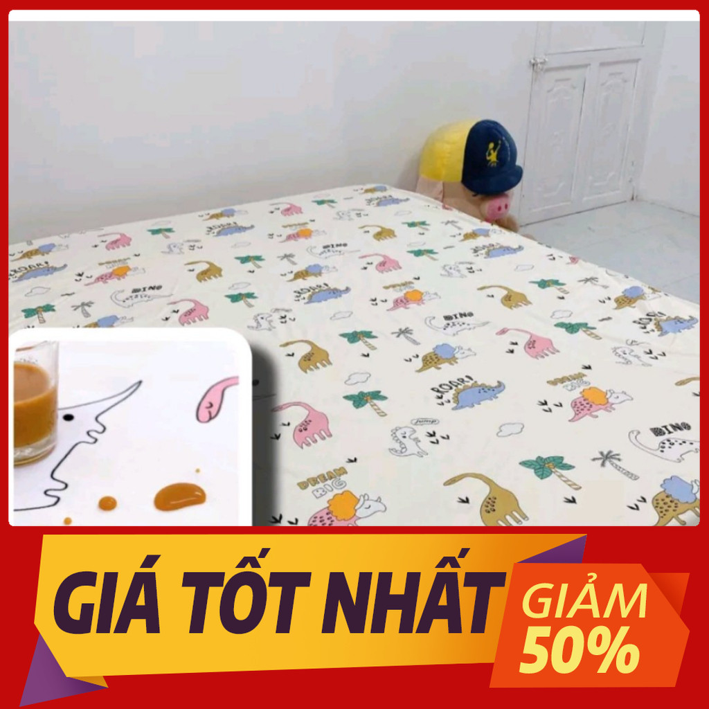📌GIÁ SỈ📌 Ga Chống Thấm Cotton Nhung Mềm Mịn Cho Bé Nằm Như Ga Nệm, Ga Bọc Bảo Vệ Nệm Chống Nước Bẩn