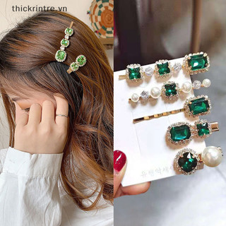 Thi 5 chiếc pha lê thời trang nữ kẹp tóc bộ tóc mô phỏng tóc ngọc trai barrette cho bé gái đồ trang trí kẹp tóc phụ kiện trang sức vn