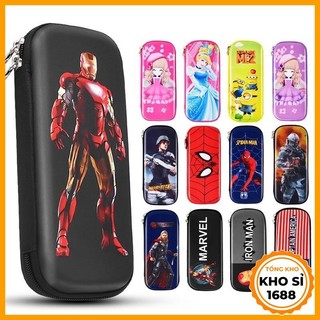 Hộp bút bóp viết to có ngăn cute giá rẻ cho bé trai và bé gái E86