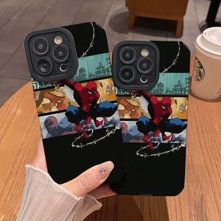 Ốp Điện Thoại Niche Sáng Tạo Người Nhện Cho Apple 15 / 16 / 17Promax Silicone 13 Bao Gồm Tất Cả 12 Bộ 11 Nam Nữ 14promax Vỏ Bảo Vệ Bụi Bẩn Và Chống Rơi