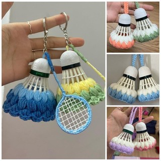 Móc khoá cầu lông đủ màu móc khóa thời trang
