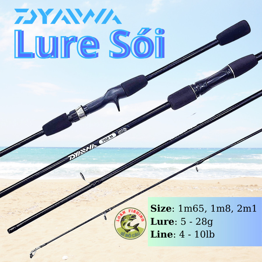 Cần Lure Sói Đen DYAWA, Cần Sói Đen, Cần Câu Lure Giá Rẻ, Cần Lua, Cần Câu Lure Máy Đứng, Cần Câu Lu