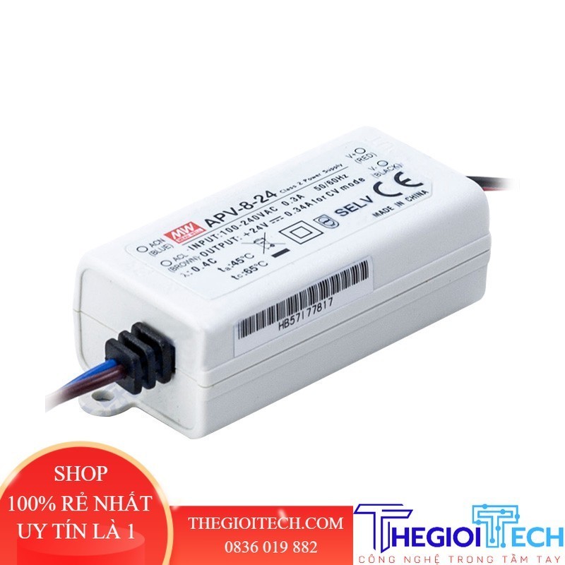 Nguồn LED 24V 0.34A APV-8-24 Meanwell - APV-8-24