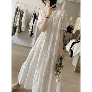 Xj Tik Tok Bán Chạy Cổ Búp Bê Cao Cấp Nữ Sinh Mùa Hè Phong Cách Mới Cao Cấp Giảm Tuổi Tay Phồng Ngọt Ngào Ôm Hơn Nhìn Váy Dài