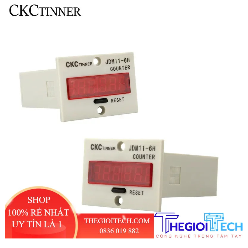 Bộ đếm sản phẩm JDM11-6H 5H DHC11J HHJ3-A LED 5 6 Số 12 24 110 220V counter BERM YHKJ Loại 4P 5P có nguồn 12VDC cảm biến - HHJ3-A 12-24V - 4P KÍCH = TIẾP ĐIỂM