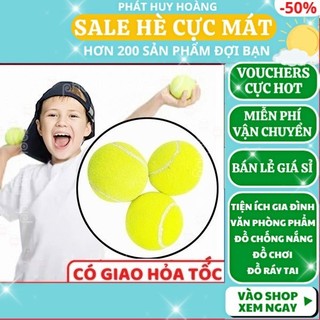 Banh quần vợt giá rẻ, bóng tennis đã qua sử dụng còn mới 95%