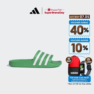  adidas Bơi lội Dép quai ngang Adilette Aqua Unisex màu xanh lá FY8048