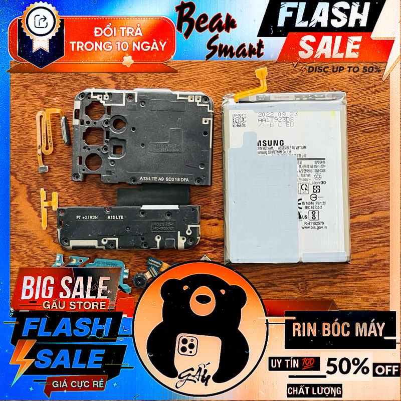 Linh Kiện Samsung A13 A135 / Camera trước sau,main sạc,cáp volume,loa ngoài,loa trong,cáp nối main,p