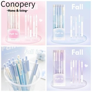 Bộ bút Gel thiết kế Blush, Đồ dùng văn phòng phẩm bằng vỏ nhựa Bộ bút Gel, Phụ kiện văn phòng màu Gradient chất lượng cao Văn phòng phẩm mực đen