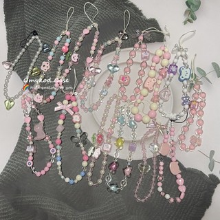 Họa Tiết Hoạt Hình Tùy Chọn Handmade Chuỗi beading Dây Xích Camera Trang Sức Mặt Dây Chuyền Tai Nghe Dây Treo Điện Thoại Di Động Dây Xích The New Lane