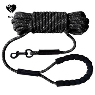 Dây xích cho chó, Dây xích dẫn thú cưng phản quang mạnh mẽ, Heavy Duty 2 / 3 / 5 / 10 / 15 / 20m Dài 8mm Dây kéo mèo Đi bộ huấn luyện chó