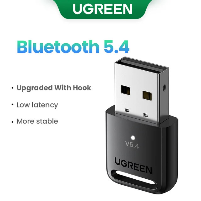 Ugreen Bluetooth Adapter Usb Bluetooth5.4 Cho PC Dongle Adaptador Chuột Không Dây Keyborad Bộ Thu Âm Thanh Usb