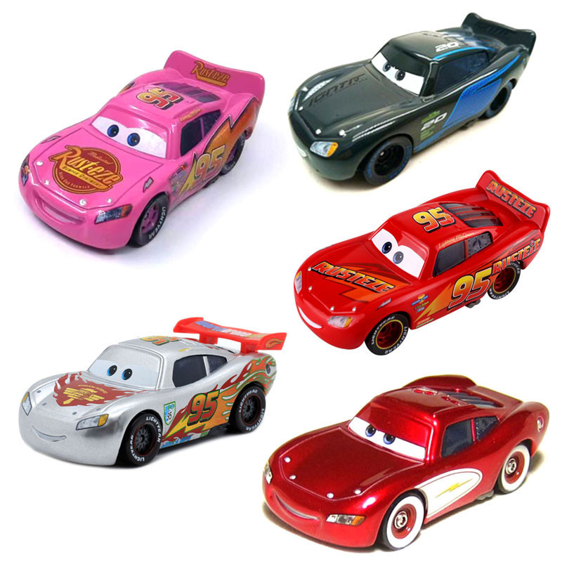 Pixar Cars 3 bột Lightning McQueen Love Edition McQueen Black storm jackson hợp kim Đồ chơi ô tô