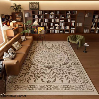 Phong Cách Trung Cổ Thảm Phòng Khách Diện Tích Lớn Sofa Bàn Cà Phê Thảm Sàn Phòng Ngủ Phòng Đầu Giường Thảm Chống Vết Bẩn Thảm Chống Trơn Trượt