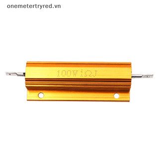 Đồng hồ đo 1 / 2 / 4 / 8 / 10 ohm 100w watt shell power nhôm housed case wirewound điện trở mới vn