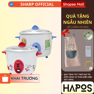 Nồi cơm điện nắp rời sharp ksh-d15v chính hãng - màu ngẫu nhiên - không chống dính - hapos