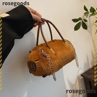 Túi đeo chéo Capibala ROSEGOODS1, Ba lô sang trọng Capybara hoạt hình Kawaii, Túi Tote dễ thương dung tích lớn vui nhộn