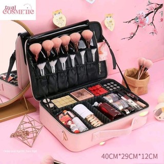Cốp đựng mỹ phẩm C1. Cốp vải đựng đô makeup đa ngăn, đựng đồ trang điểm. MS 8820